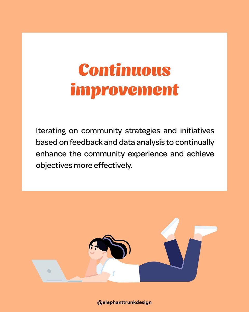 Building a thriving community takes more than just engagement, it takes strategy! Here are the top 3 objectives of a community manager. • • • • #ElephantTrunkDesign #etdesign #RGV #rgvsmallbusiness #sbathrive #RGVgraphicdesign #communitymanager