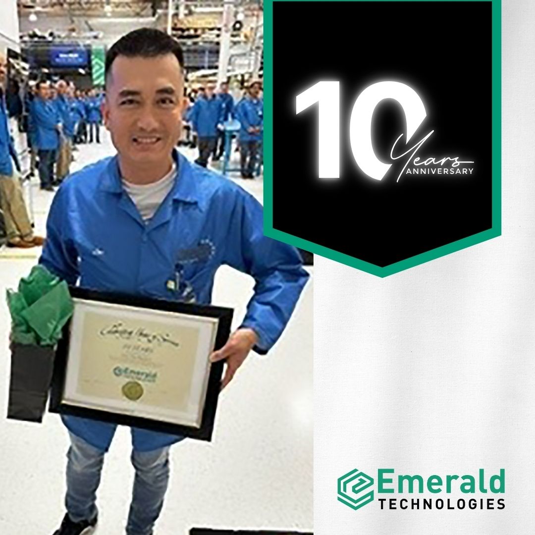 Emerald_Tech_US's tweet image. Join us in celebrating work anniversaries at our Brea location. Let&apos;s show our appreciation for these dedicated employees and thank them for their years of hard work and loyalty. 

#workanniversary #teamworkmakesthedreamwork #electronicsmanufacturing