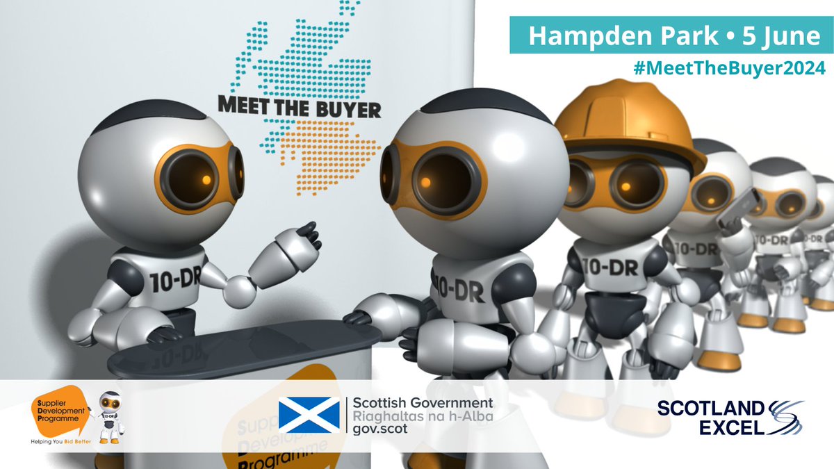 Looking to grow your business in 2024? Book your FREE place for #MeetTheBuyer2024 on 5 June at HampdenPark.

Join us to talk about #contracts & #SupplyChain opportunities. Book at sdpscotland.co.uk/events-mtb-202…
#OpenForBusiness