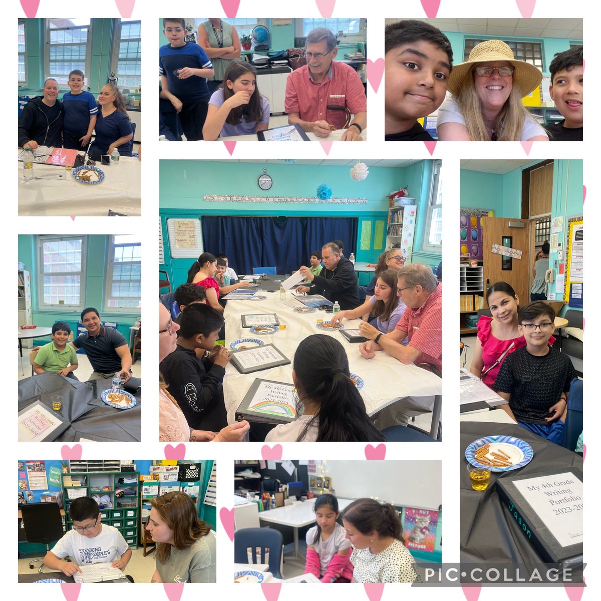 For our celebration of learning, we had an 📝 author’s tea, with 💕family, 🥰friends, and 🍪food! #MineolaProud ⁦@Jackson_Ave⁩ ⁦@MineolaUFSD⁩