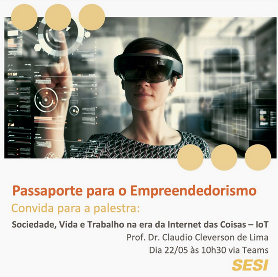 Amanhã estarei falando aos estudantes do Ensino Médio do SESI sobre as possibilidades de apropriação da Internet das Coisas nas residências, cidades e trabalho.  Agradeço o convite de @elocatelli 
#InternetDasCoisas
#internetofthings
#IoT
#smarthome
#smartcity
#smartindustry