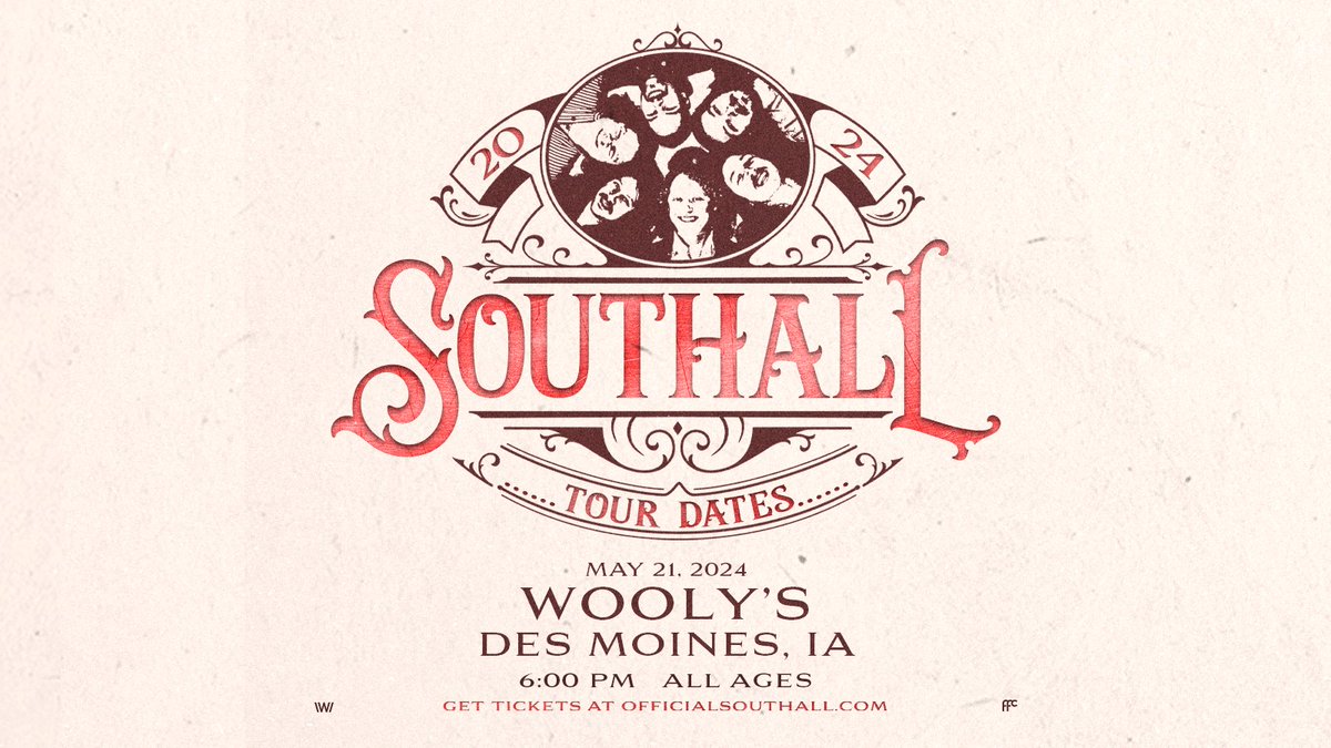 Tonight @ReadSouthall is comin' through town with special guest @thedroptines and makin' a stop at Wooly's! 🎸 6:00 PM | 7:00 PM | All Ages 🎫 axs.com/events/532665/