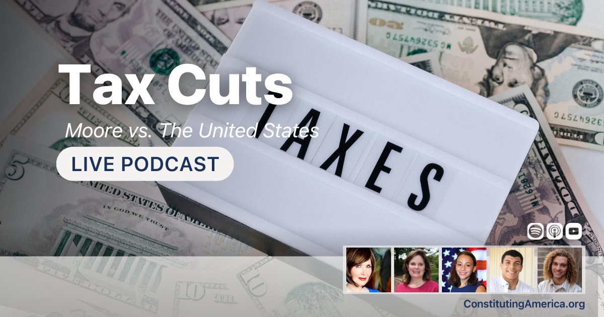 We are live now with Paul Clement, 43rd Solicitor of the United States! Tune in as we discuss Moore V. United States and whether a wealth tax is constitutional! Click here for a live link and pop in and check it out! us.constitutingamerica.org/signup_may21 You aren’t on camera, so come as you