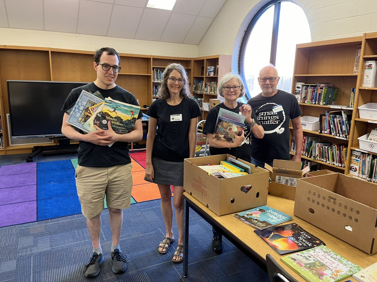 Great book distribution at Rolling Terrace ES today! Each student was allowed to choose 1 brand new book of their choice along with a handmade bookmark made by our student partners! Our thanks to all of our donors, partners, to RTES/Greg D'Addario, and to STM Chris, Mary, Barry!