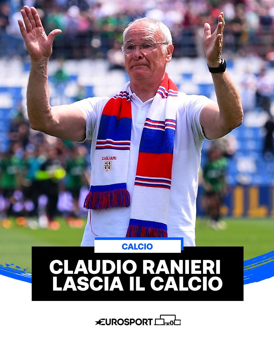 Ranieri lascia il Cagliari e saluta il calcio professionistico😱 In bocca al lupo per tutto Mister 👏😢 #Ranieri #Cagliari