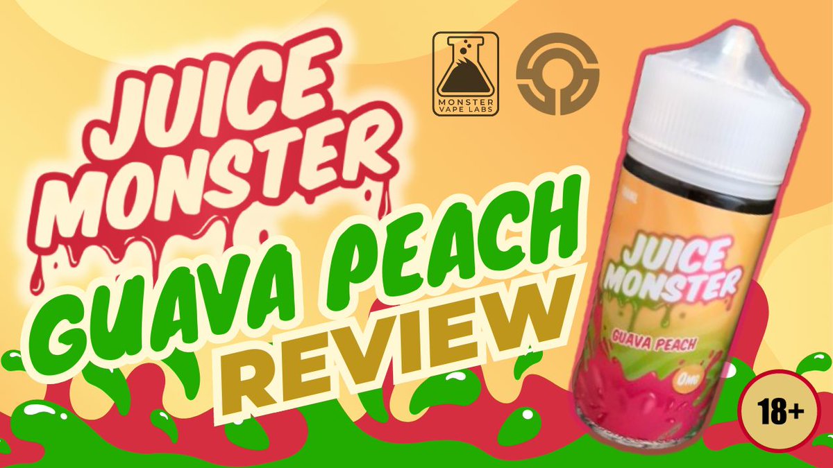 Up for Review... 
Juice Monster, Guava Peach from Monster Vape Labs.
The exotic allure of ripe guava intertwined with juicy peach.
@MonsterVapeLabs
youtu.be/z-ZHiid_Kas?si…
#soulohm #soulohmreviews #juicemonster #monstervapelabs
#stoptheflavourban #NoVapeTaxUk #vapereview