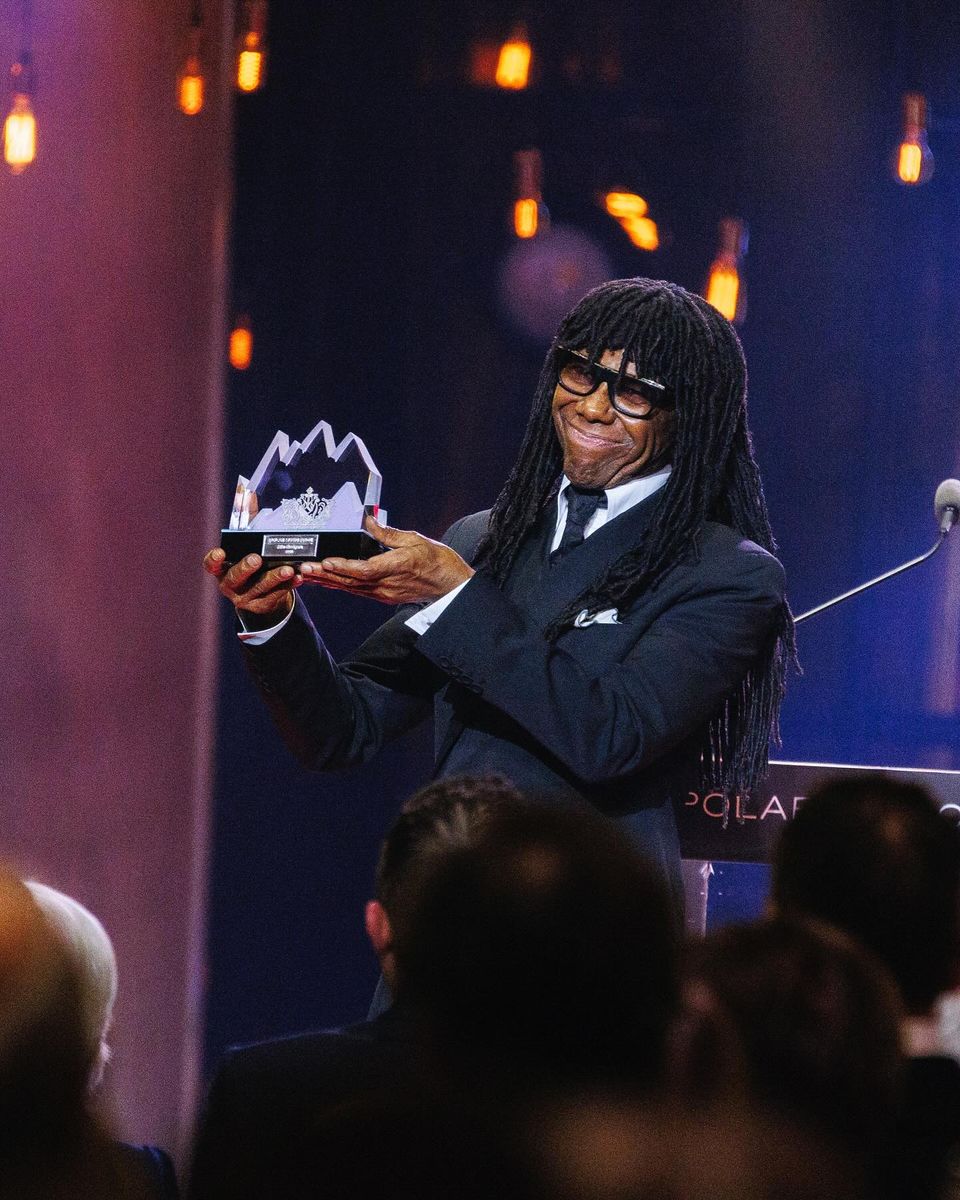 Congratulations Nile Rodgers who received the Polar Music Prize in Stockholm today. #NileRodgers #PolarMusicPrize #CHIC