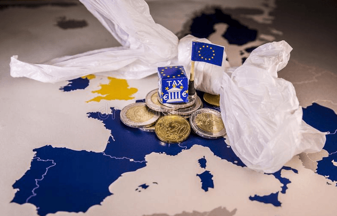 [ 3 ]

In January 2021, the EU introduced a new source of funds, in the form of an annual fee to be paid by member states. This fee was to be paid at a rate of €0.80, for every kilogram of plastic packaging produced by the member state but not recycled.

In 2021, the UK is