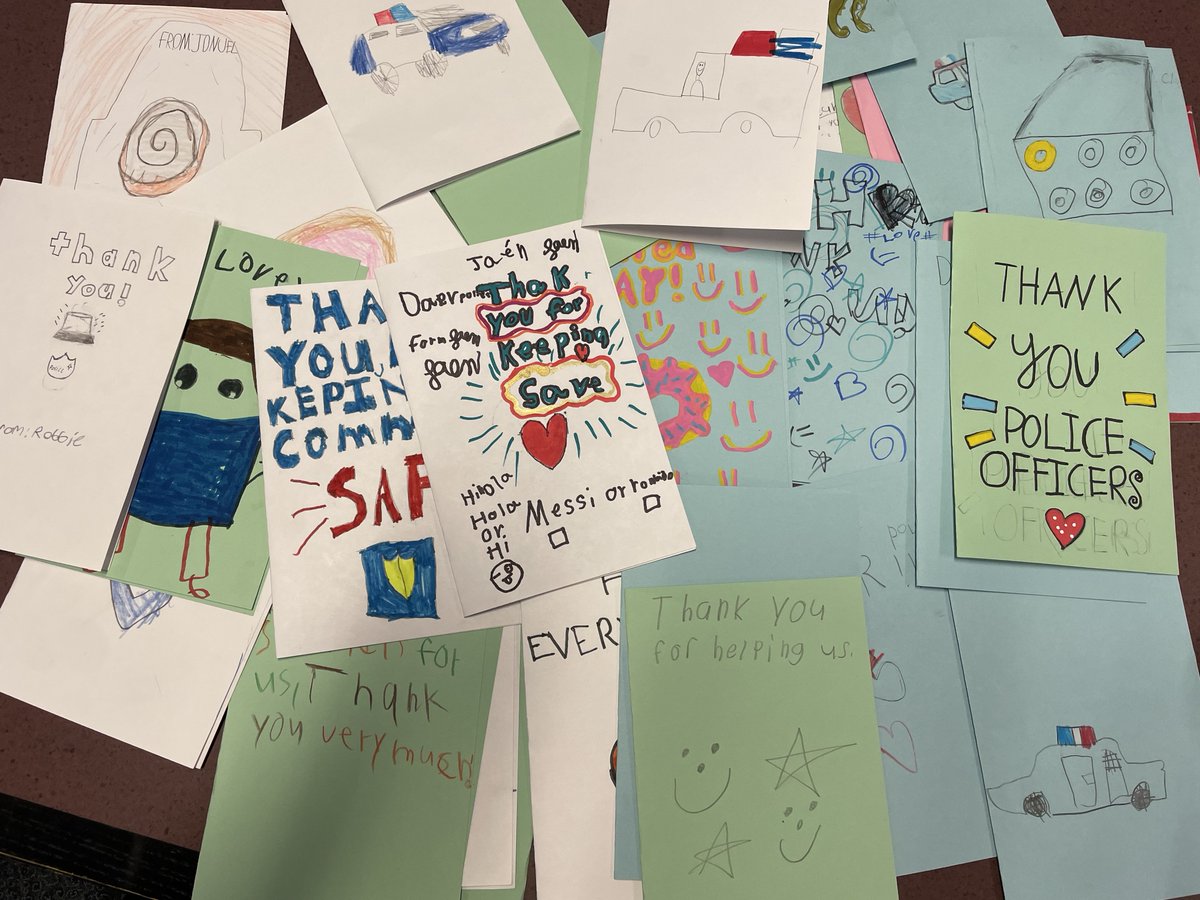 Bristol CT Police (@bristolctpolice) on Twitter photo The <a href="/BristolCTPolice/">Bristol CT Police</a> recently received some thank you cards from South Side Elementary School 4th Graders during Police Week. Thank you all for lovely cards, we enjoyed reading them. The <a href="/BristolCTPolice/">Bristol CT Police</a> recently received some thank you cards from South Side Elementary School 4th Graders during Police Week. Thank you all for lovely cards, we enjoyed reading them.