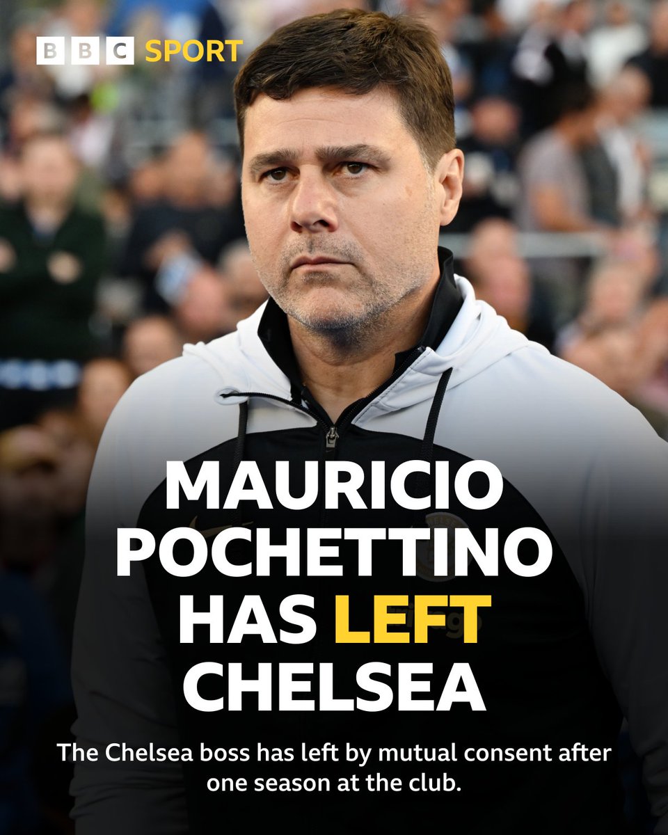 It's all over for Mauricio Pochettino at Chelsea 😲 #BBCFootball