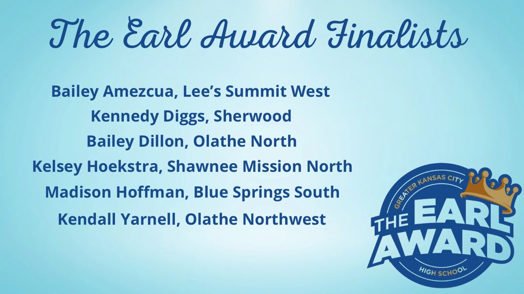 @TheEarlAwards (@theearlawardkc) on Twitter photo The Earl Award Finalists!!
<a href="/AmezcuaBailey/">Bailey Amezcua</a> <a href="/LSWsoftball/">LS West Softball</a> @12Kdiggs <a href="/Sherwood_SB/">Sherwood Softball</a> <a href="/bailey_dillon6/">Bailey Dillon</a> <a href="/breeederer/">ON Softball</a> <a href="/kelseyhoekstra9/">Kelsey Hoekstra</a> <a href="/SMNorthSoftball/">SM North Softball</a> <a href="/MadisonHoff24/">Madison Hoffman</a> <a href="/BSSJagsSoftball/">🥎 Jags Softball 🥎</a> <a href="/kyarnell77/">Kendall</a> <a href="/onwsoftball/">onwsoftball</a> The Earl Award Finalists!!
<a href="/AmezcuaBailey/">Bailey Amezcua</a> <a href="/LSWsoftball/">LS West Softball</a> @12Kdiggs <a href="/Sherwood_SB/">Sherwood Softball</a> <a href="/bailey_dillon6/">Bailey Dillon</a> <a href="/breeederer/">ON Softball</a> <a href="/kelseyhoekstra9/">Kelsey Hoekstra</a> <a href="/SMNorthSoftball/">SM North Softball</a> <a href="/MadisonHoff24/">Madison Hoffman</a> <a href="/BSSJagsSoftball/">🥎 Jags Softball 🥎</a> <a href="/kyarnell77/">Kendall</a> <a href="/onwsoftball/">onwsoftball</a>