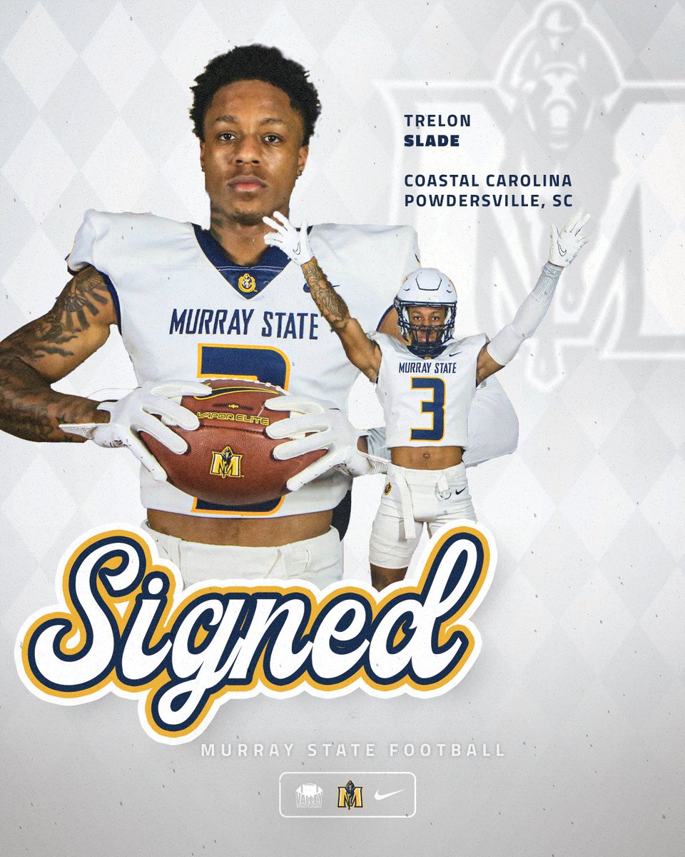 𝙒𝙚𝙡𝙘𝙤𝙢𝙚 𝙩𝙤 𝙩𝙝𝙚 𝙈𝙆𝙔 🟦🟨

🪪: <a href="/3wrxld/">Trelon Slade</a> 
📏: 6'1 // 175, Defensive Back
📍: Powdersville, SC

#GoRacers🏇