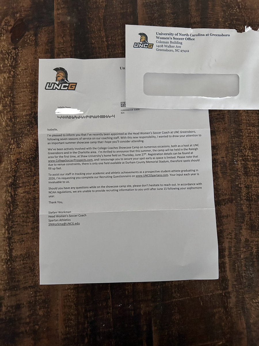 Izzy Pesce (@izzy_pesce) on Twitter photo YAY MAIL!! Thank you so much <a href="/stefw10/">Stefani Workman</a> I was extremely excited to see this today. Canโt wait to learn more about <a href="/UNCGWSoccer/">UNCG Women's Soccer</a>โผ๏ธ I hope to see you guys in Greensboro for the ECNL Showcase. <a href="/OsborneSoccer/">Gail Osborne</a> <a href="/Coach_Plex/">Will Plexico</a> <a href="/tikitakaklu/">Tomasz Kluszczynski ๐ต๐ฑ/๐บ๐ธ</a> <a href="/ECNLgirls/">ECNL Girls</a> YAY MAIL!! Thank you so much <a href="/stefw10/">Stefani Workman</a> I was extremely excited to see this today. Canโt wait to learn more about <a href="/UNCGWSoccer/">UNCG Women's Soccer</a>โผ๏ธ I hope to see you guys in Greensboro for the ECNL Showcase. <a href="/OsborneSoccer/">Gail Osborne</a> <a href="/Coach_Plex/">Will Plexico</a> <a href="/tikitakaklu/">Tomasz Kluszczynski ๐ต๐ฑ/๐บ๐ธ</a> <a href="/ECNLgirls/">ECNL Girls</a>