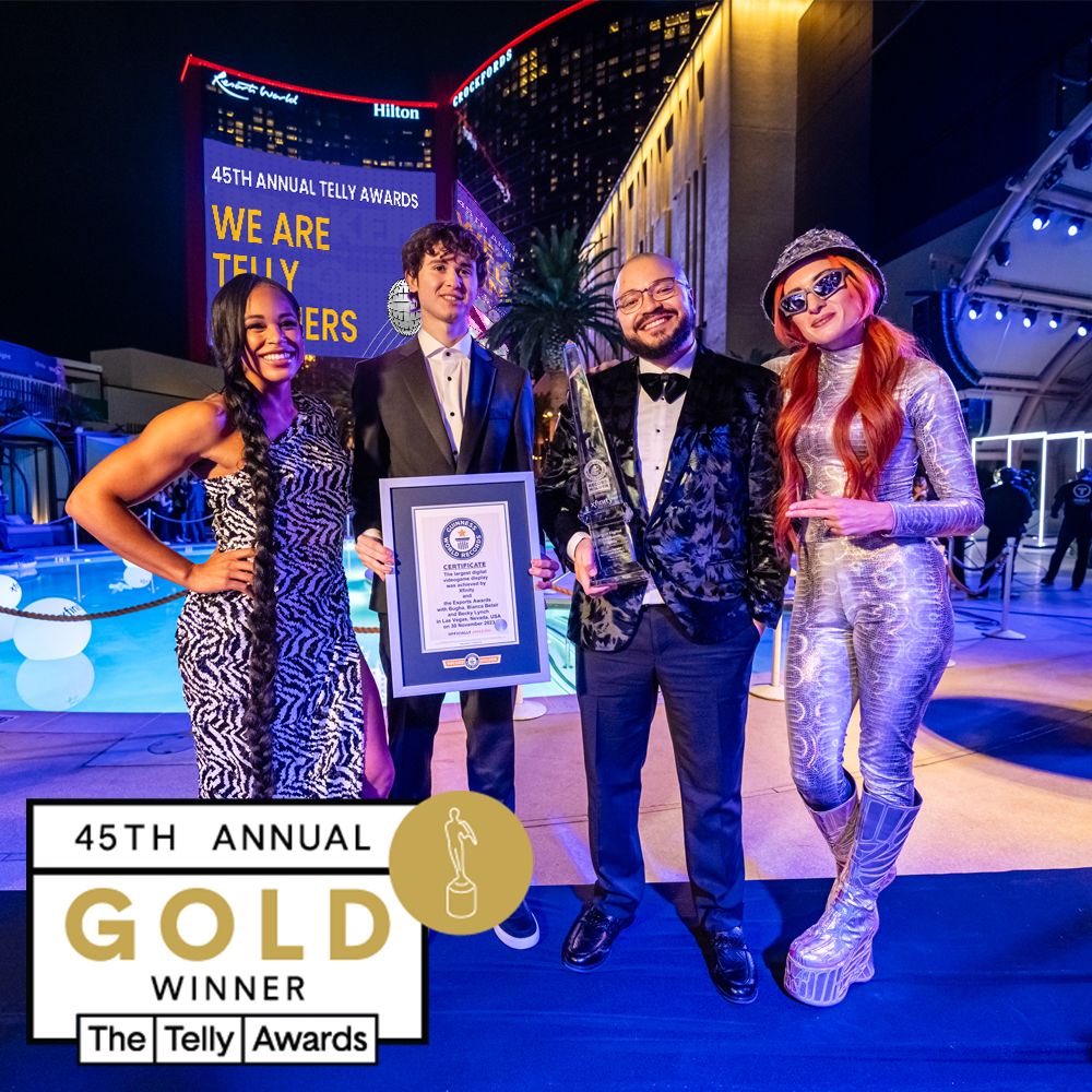 ali (@alstxr) on Twitter photo WE DID IT! 🎉🎉
The @EsportsAwards takes home Gold in the Best Online Show category at the 45th <a href="/tellyawards/">The Telly Awards</a>!
So incredibly grateful to the incredible team we built to execute last years production: <a href="/asabetyyy/">Miss Betty</a> <a href="/RolandoNichols/">Rolando Nichols</a> <a href="/MorganTremaine/">Morgan Tremaine</a> @imJDWU <a href="/JXDirector/">Jonathan X</a> <a href="/lilynchanta/">Lily Chanta</a> WE DID IT! 🎉🎉
The @EsportsAwards takes home Gold in the Best Online Show category at the 45th <a href="/tellyawards/">The Telly Awards</a>!
So incredibly grateful to the incredible team we built to execute last years production: <a href="/asabetyyy/">Miss Betty</a> <a href="/RolandoNichols/">Rolando Nichols</a> <a href="/MorganTremaine/">Morgan Tremaine</a> @imJDWU <a href="/JXDirector/">Jonathan X</a> <a href="/lilynchanta/">Lily Chanta</a>
