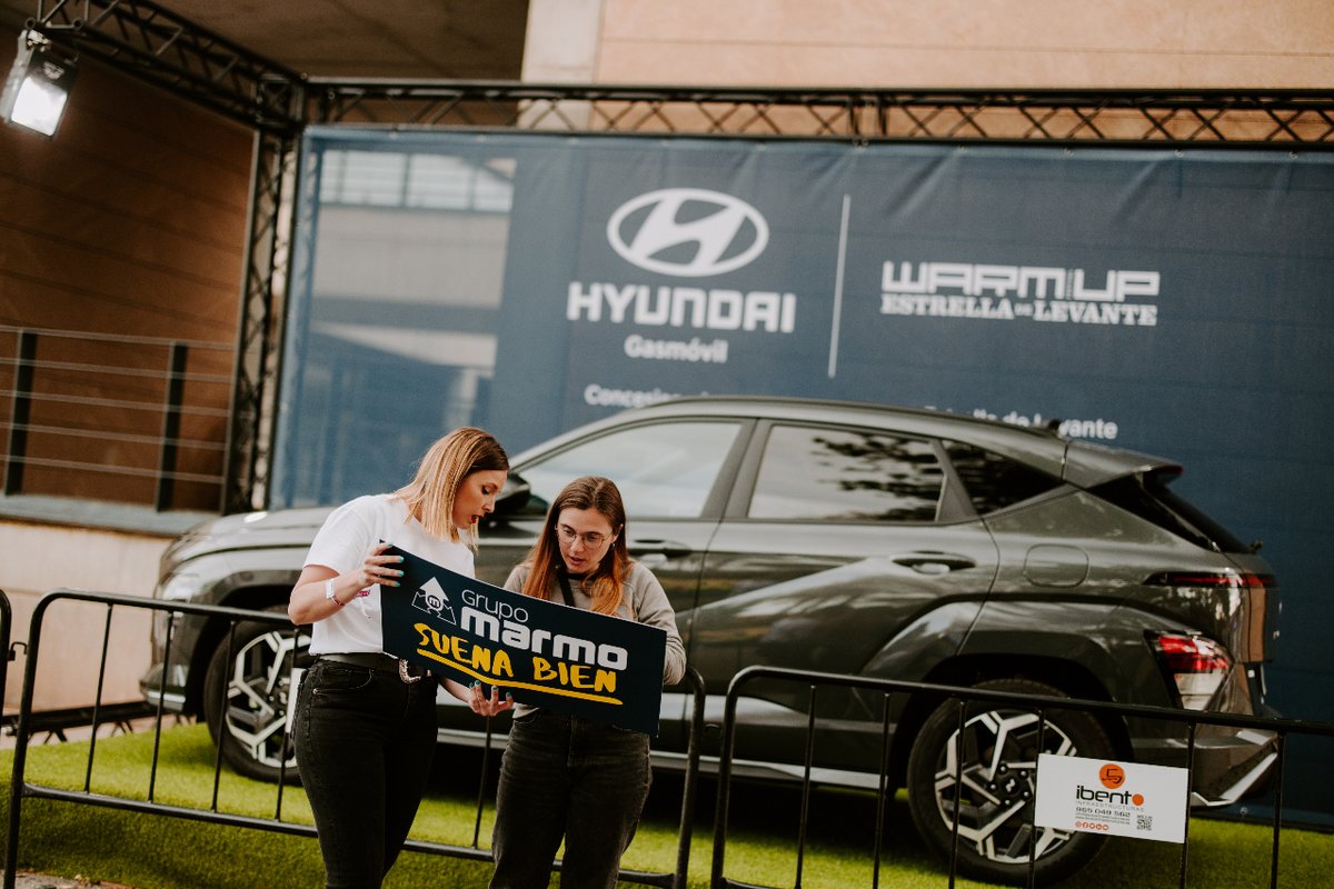 Tras #WARMUP2024 💚, no hay nada como seguir con la energía del festival al volante del Hyundai Kona de GrupoMarmo 🚙