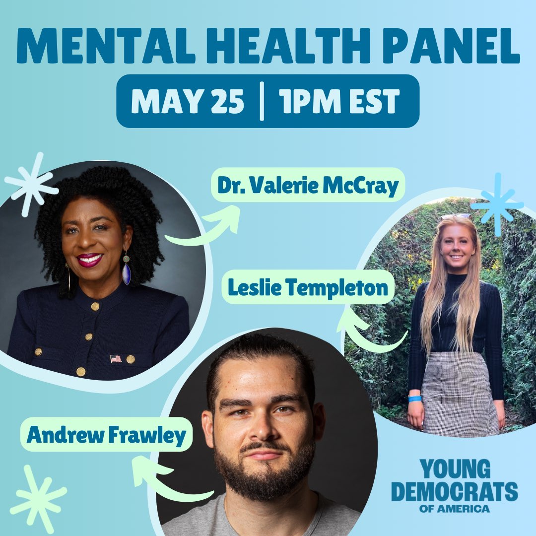 Join YDA for our Mental Health Awareness Event on Saturday, May 25th, at 1:00 PM ET on Zoom. We will also be live for the duration of the event on Facebook Live so we can field questions as they arise for our speakers. Register at: bit.ly/3UPpj9l