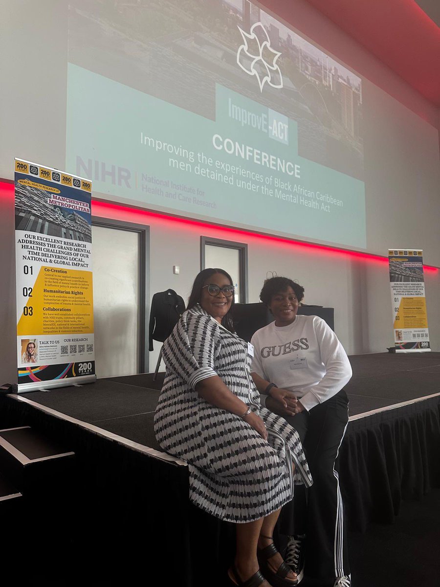 Two of our lovely nurses attending the Improve-ACT conference today. They described it as “educating and emotional”. Really looking forward to hearing back about this and how the learning can be implanted within our service 

#TakeALookAtMeadowbrook #MacCollaboration