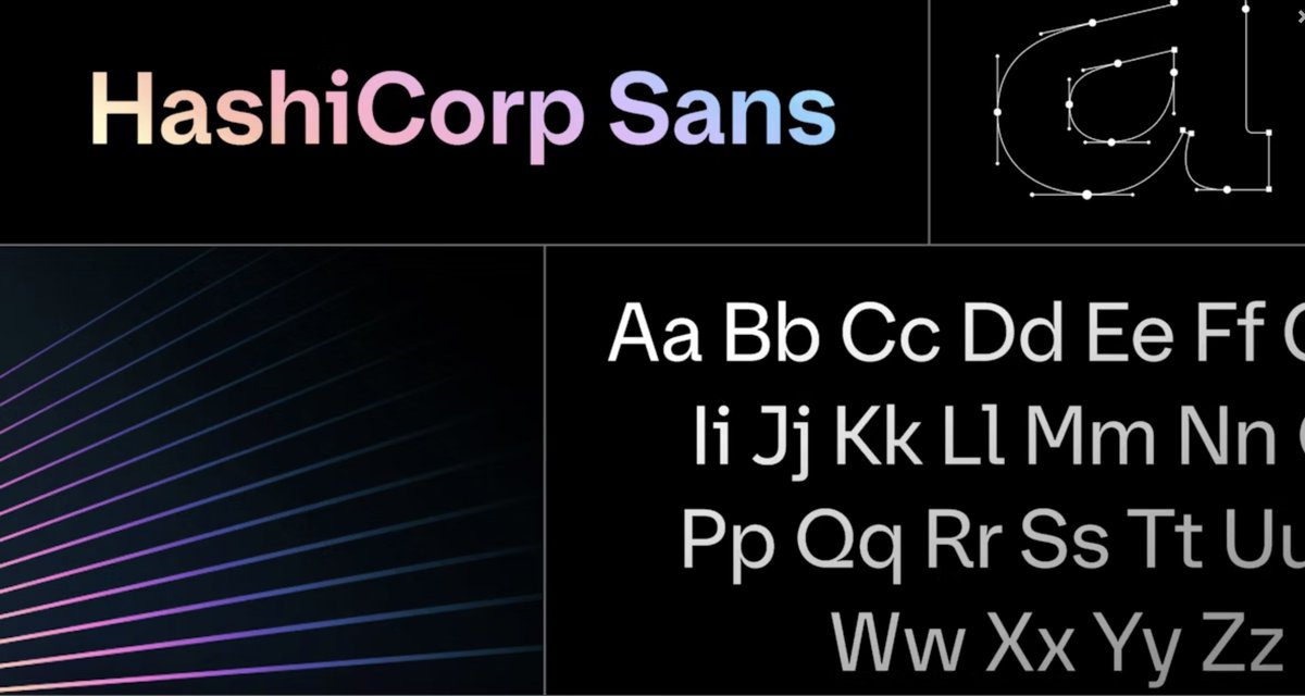Stepping into a new chapter of our brand evolution, we're incredibly excited to introduce HashiCorp Sans, a custom font that beautifully mirrors our ethos. Here's what we think makes it remarkable. hashi.co/3UTBsu8