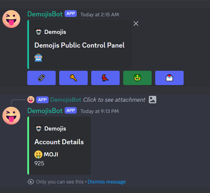 Before diving into our games and tools, let’s talk about the heart of the DeMoji Ecosystem: the custom points system, soon available as a White Label solution for projects.

In the DeMoji world, all games and tools award points (called dMOJI). Accumulate enough, and you can shop