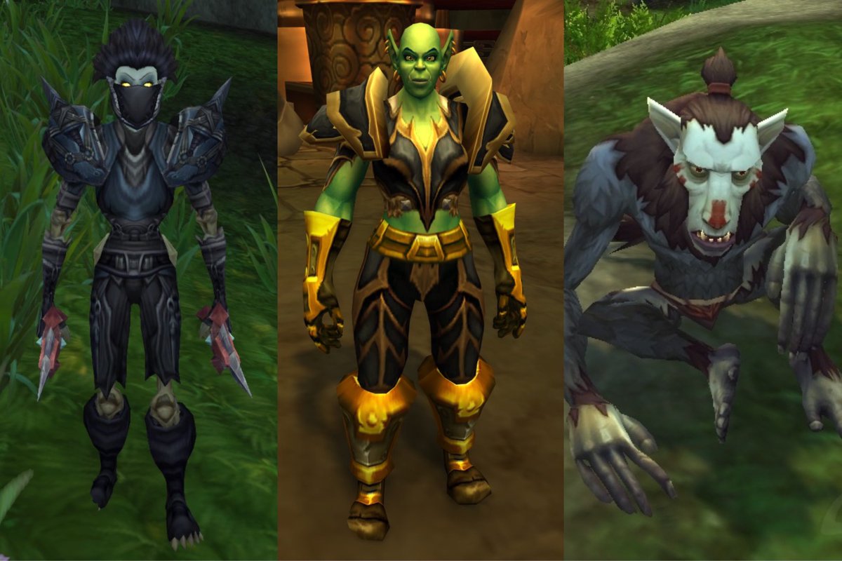 ElfReign's tweet photo. Horde ate with these three. I hardly remember the Alliance’s side of the Jade Forest storyline 😅 https://t.co/XMTKp3jFLU
