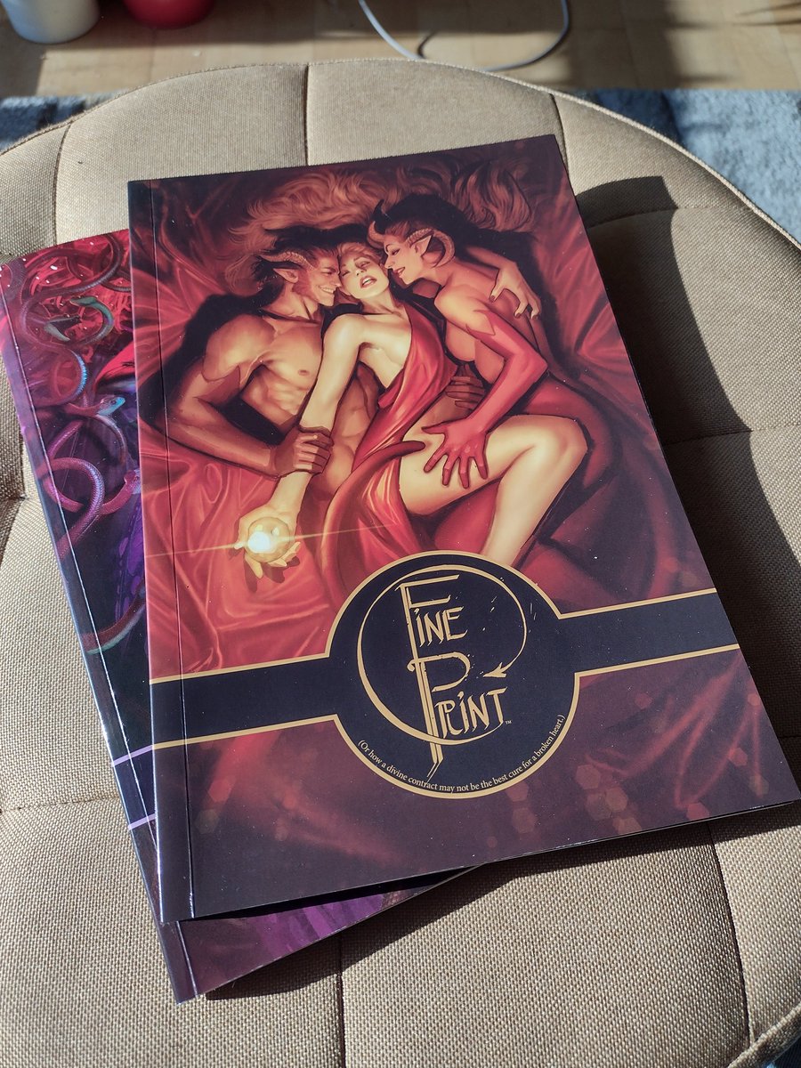 Have I mentioned Fine Print by @stjepansejic is very good, because it is. Read volume 1 again before starting volume 2 since it's been a while.