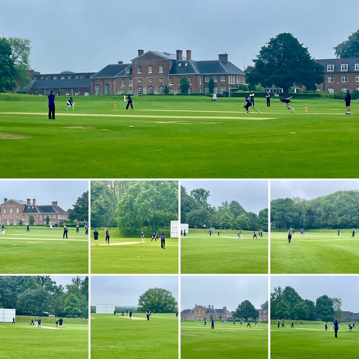 A wonderful but 💦💦 afternoon of U15 @CricketPaper100 - well played @HaileyburyUK 🏏