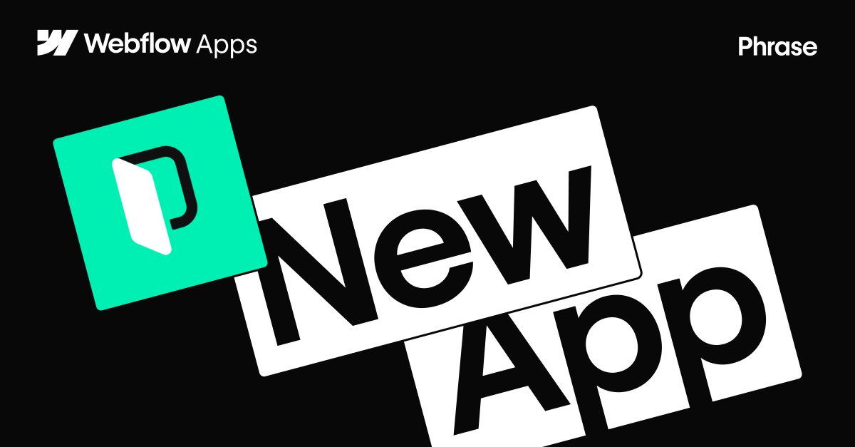 The Phrase app is live *now* Phrase is a localization platform that can be used to translate content, keep machine translation glossaries, and more right in the Designer. Get the app: wfl.io/3wDnnbZ