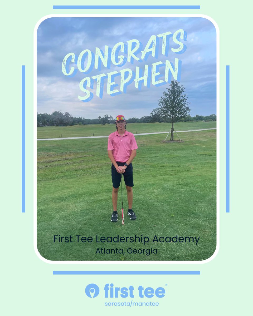 Congratulations to 3 of our Teens that were selected for National Participant Opportunities this year! We are SO PROUD of you all! 🥰

#FirstTee #BuildingGameChangers