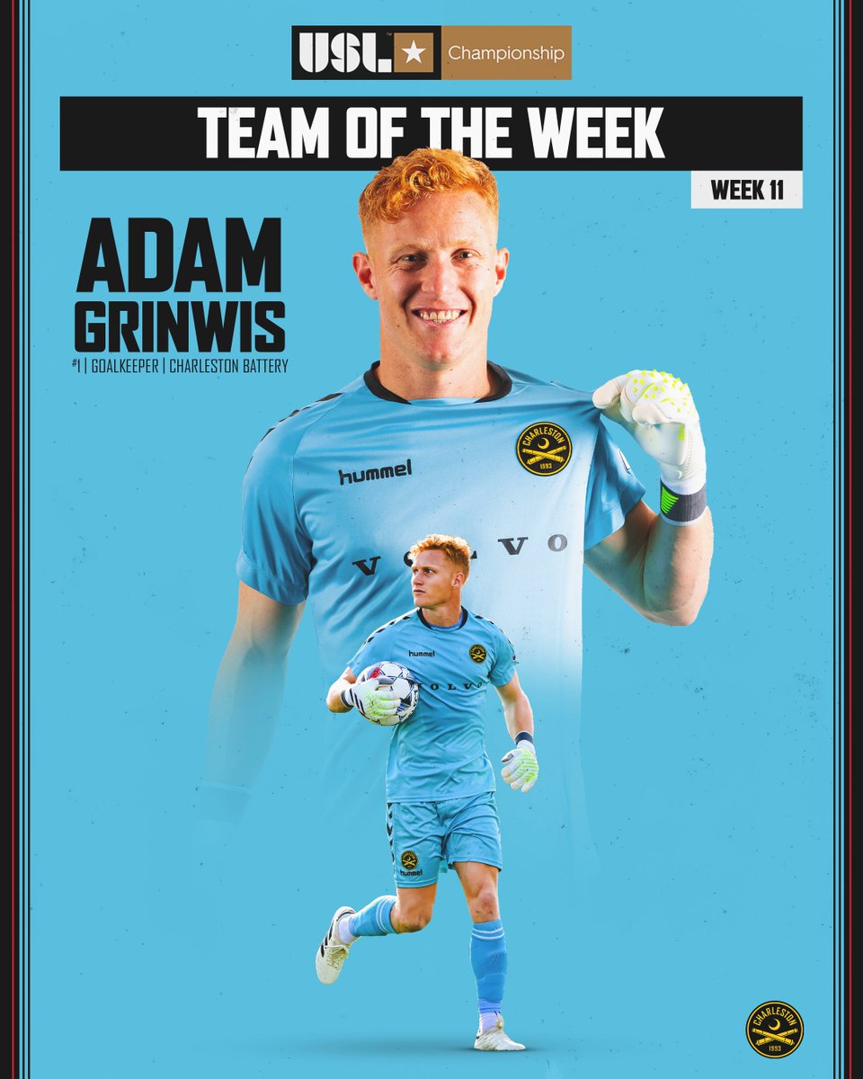 𝗧𝗵𝗲 𝗵𝗲𝗿𝗼 𝗼𝗳 𝗪𝗲𝗲𝗸 𝟭𝟭 🦸‍♂️🧤

Adam Grinwis earns a spot on the @USLChampionship Team of the Week 👏

#CB93 | #FortifyAndConquer