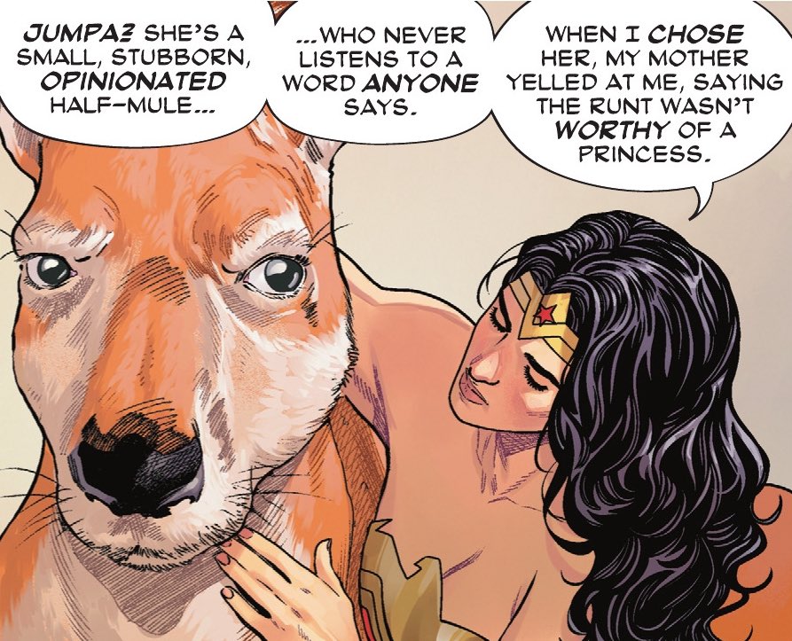 Maybe I just haven’t read enough Wonder Woman but this just does not sound like Hippolyta at all???