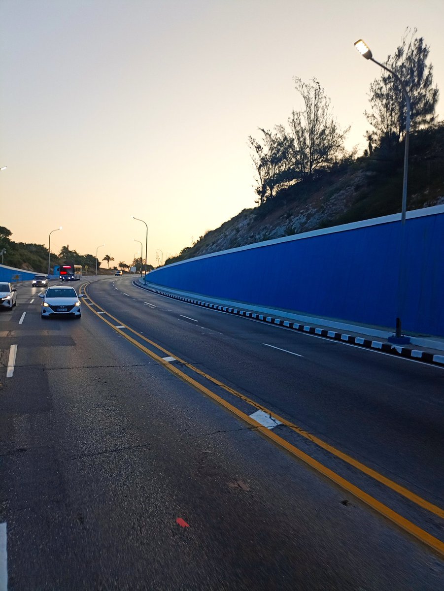 Tunel de La Habana, luce genial después de la reparación. #Cuba