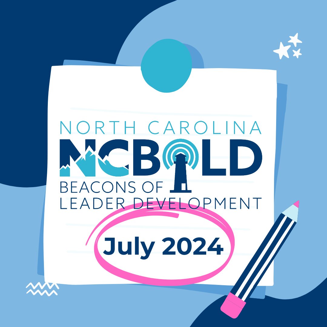 Exciting news! NCBOLD returns this summer as a TWO-Day Conference! Explore engaging instructional sessions, Data Manager training, Digital Literacy, AI for Teachers, and E-Rate Boot Camp. Join us for top-notch professional learning across NC! go.ncdpi.gov/ncbold24regist… #NCBOLD