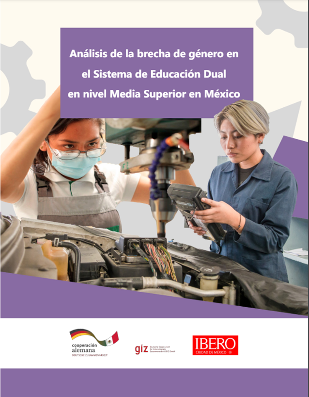 Colaboramos con @GIZMexico en la realización de una investigación sobre la brecha de género en el Sistema de Educación Dual en nivel Media Superior en México. El reporte de resultados se puede consultar en: tinyurl.com/y8x2njjn