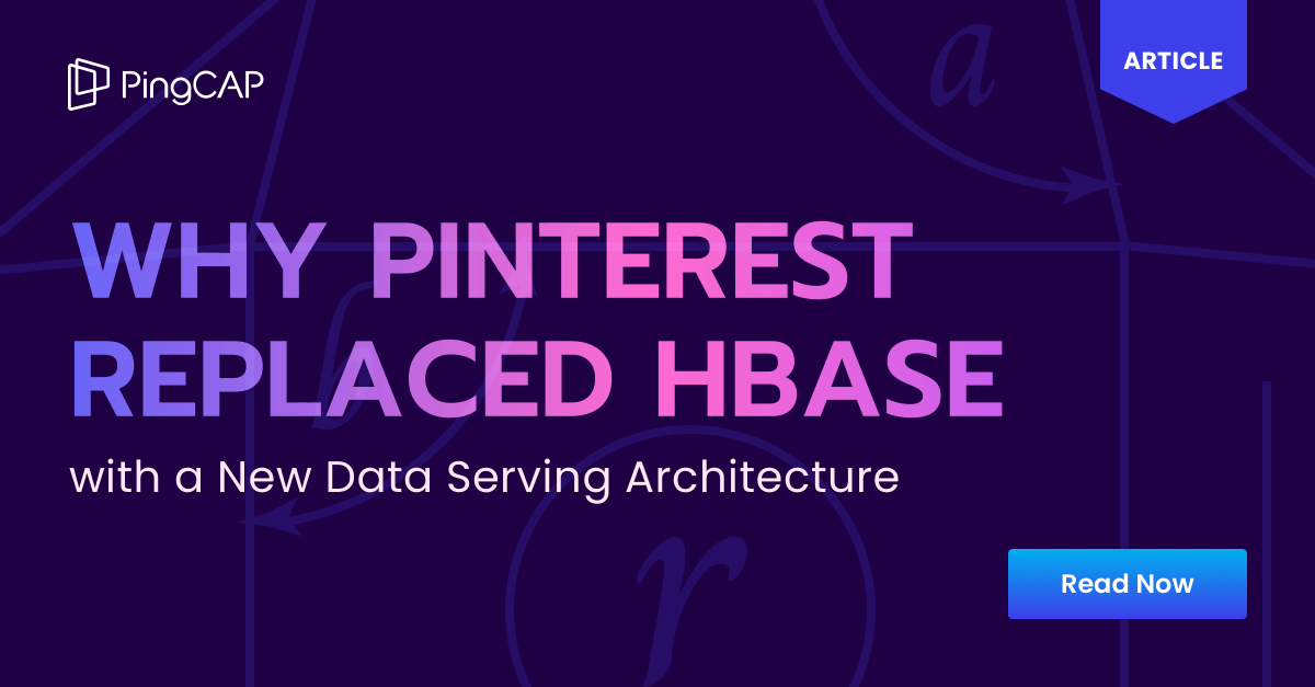 siddontang's tweet image. Discover how #Pinterest overcame #HBase limitations by leveraging TiDB for its Global Platform 🌐 bringing cost reduction, stronger consistency &amp;amp; better latency!

Dive into the article from Pinterest Engineering to get the insights.

#DistributedSQL #NoSQL social.pingcap.com/u/9jUKwl