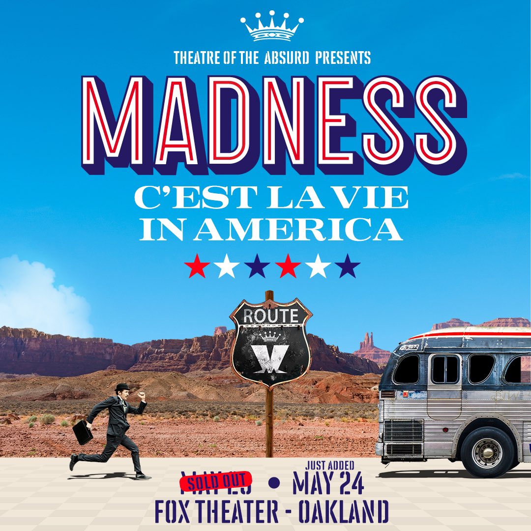 AmoebaBerkeley's tweet photo. .@foxoakland welcomes @MadnessNews from across the pond THIS Friday, May 24!

To enter to win a pair of tix, follow us and repost this message. Winner tomorrow 5/22.

Tix on sale here: https://t.co/jBVbi5KRnu https://t.co/3BANRGOCn0
