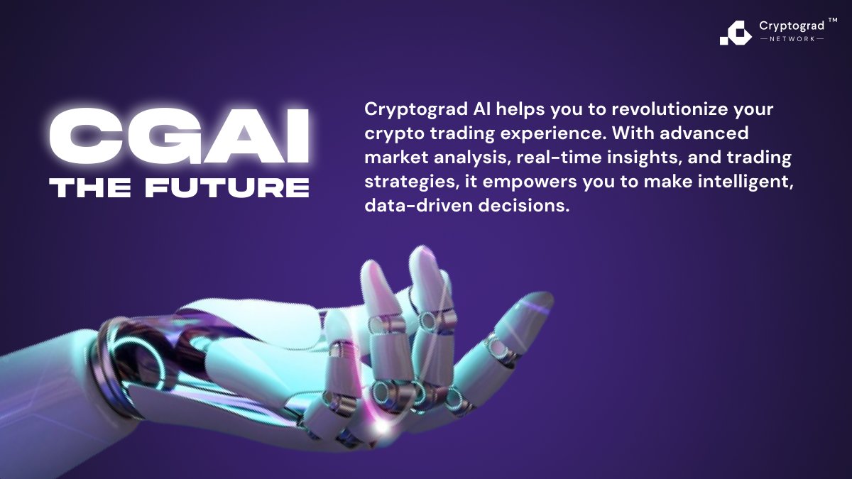 Trained by experts on vast data, CGAI delivers unmatched accuracy in every response. Experience the difference that sets us apart. Join the CG Tribe today👉 cryptograd.ai

#CryptoAI #TradeSmart #CryptoEducation