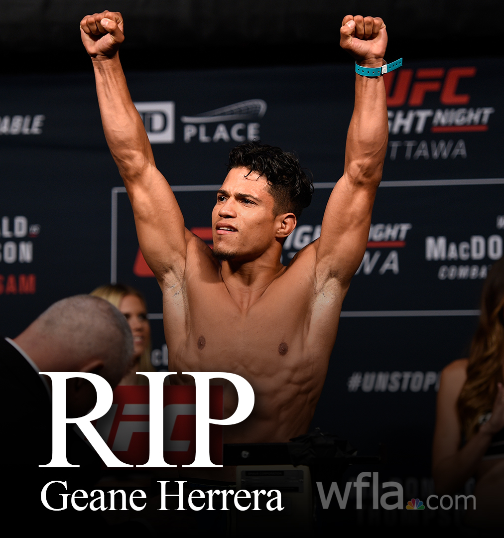 REST IN PEACE: Ex-UFC and BKFC fighter Geane Herrera was killed in a motorcycle crash on the Gandy Bridge over the weekend, according to reports. He was 33. Read more: bit.ly/4aL4BxD