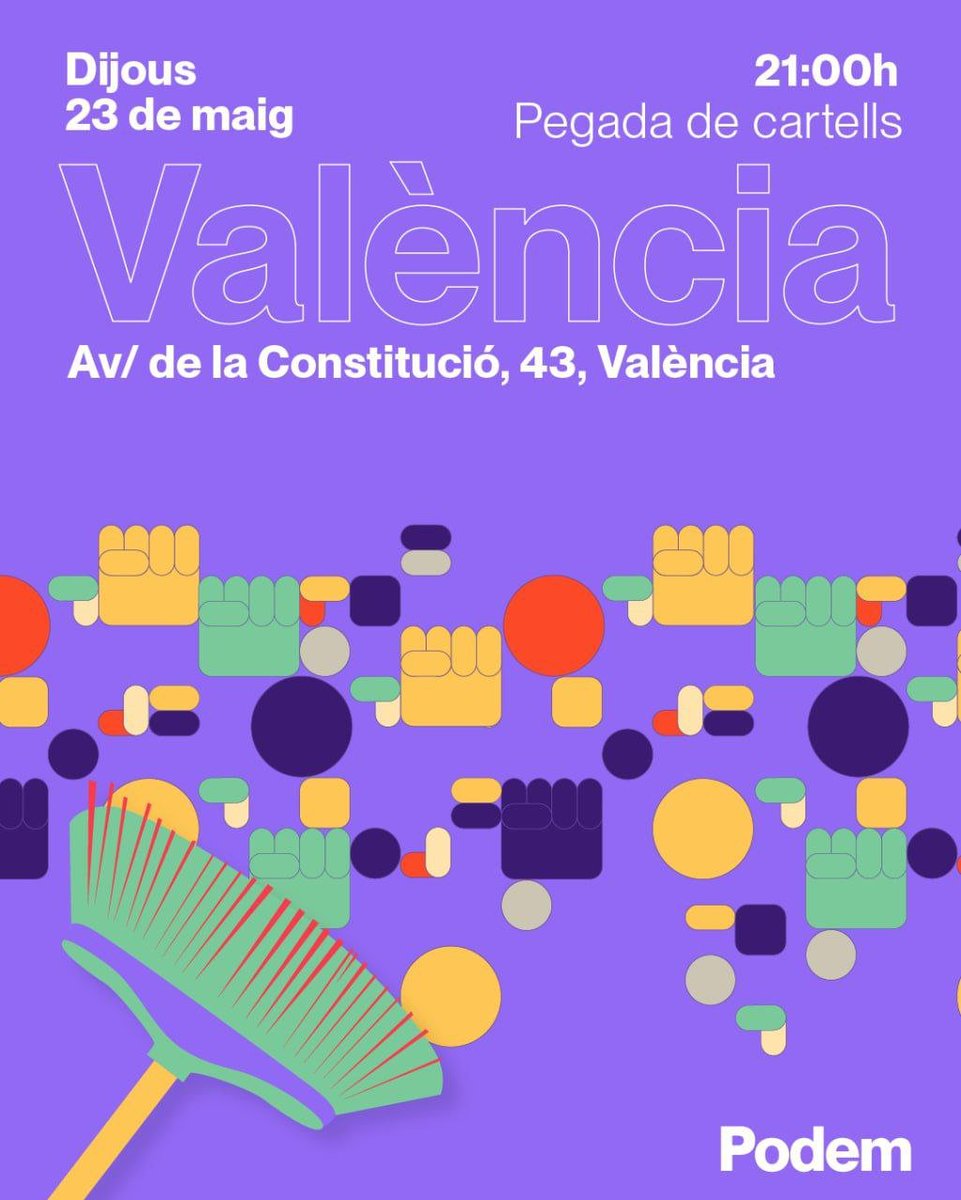 ¡Pegada de carteles!

Arranca la campaña y nos vemos todas en la Morada de València este jueves día 23 a las 21:00h para dar el pistoletazo de salida con la pegada del primer cartel, picoteo y compañerismo.

📍La Morada
📅 Jueves 23 de mayo
⏰ 21:00h