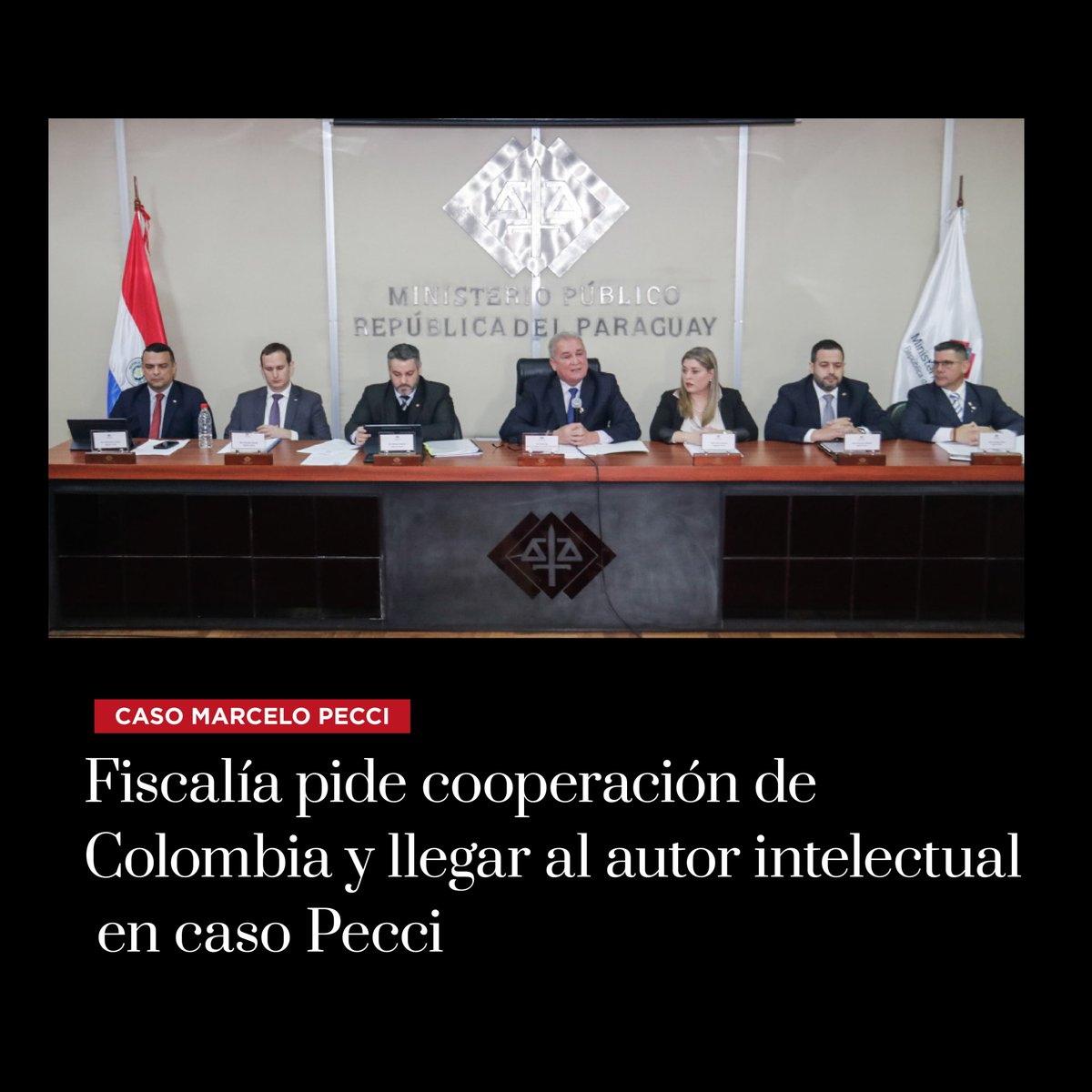 🏛️ La Fiscalía reclamó mayor cooperación de Colombia en lo que refiere al asesinato de Marcelo Pecci. 

🏛️ Argumentó también que corresponde a las autoridades colombianas determinar la autoría intelectual del crimen.

📌 Lea la nota completa acá. 
revistaplus.com.py/2024/05/21/fis…