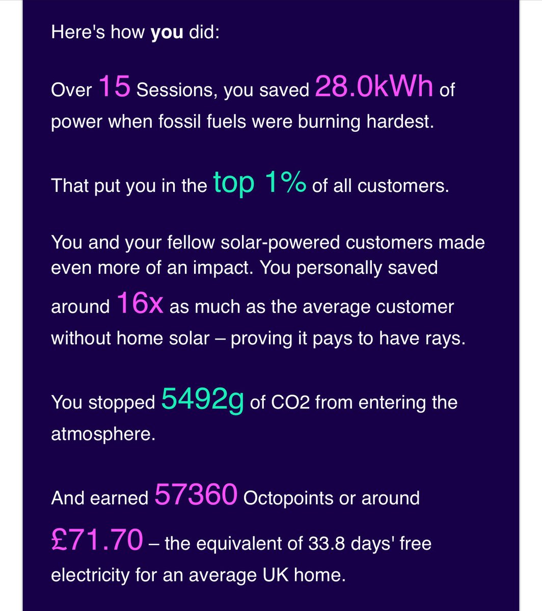 The final numbers are in from ⁦@OctopusEnergy⁩ for the #savingsessions over the winter #EnergyTwitter #DFS