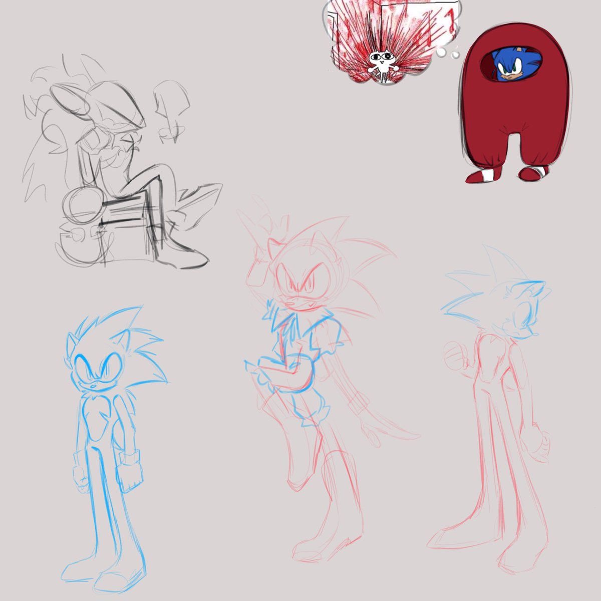 Some dumb little sketches! The sheet for planning out the soul eater shoes for shadow and then silly shit for another different au!!

#SonicTheHedgehog #sonicau #ShadowTheHedeghog