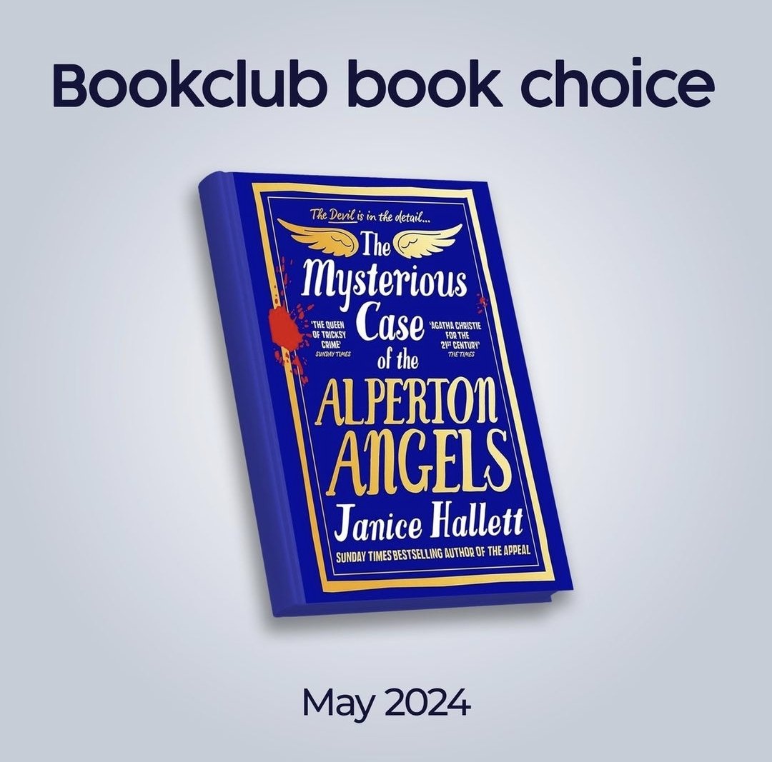 Thank you so much to the lovely @JaniceHallett who came along to tonight's @BookmarkCharity book club and chatted all things #TheMysteriousCaseOfTheAlpertonAngels (and others things!) with our volunteers 😊 so interesting and fun! 
See you this time next year for #TheExaminer 🤞