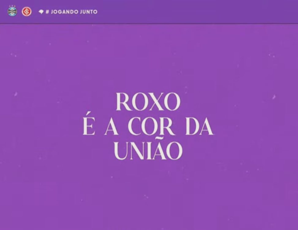A gente não consegue ter a real dimensão disso. É emocionante pra quem conhece a rivalidade