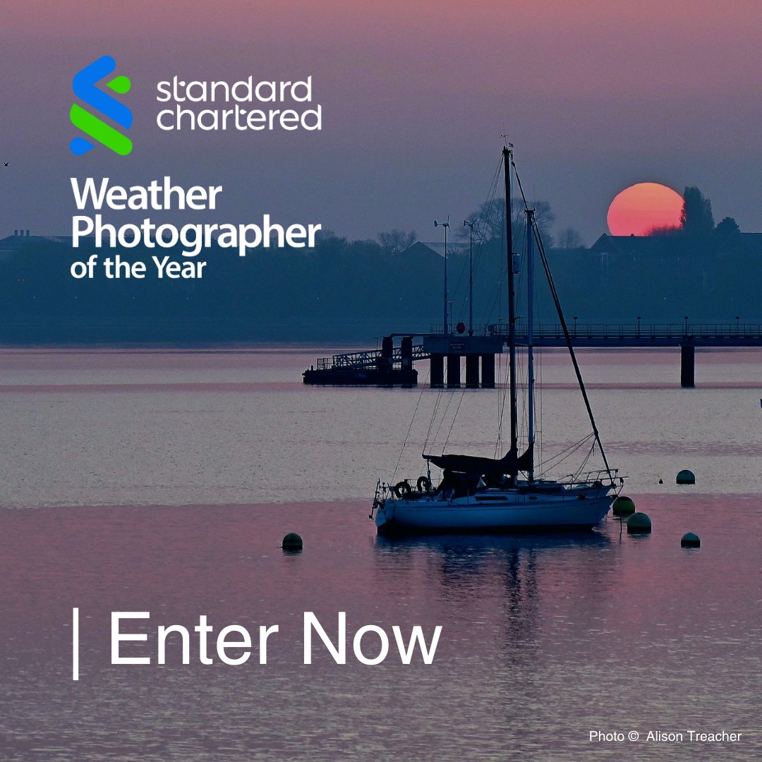 Could you be the next Standard Chartered Weather Photographer of the Year? There's just one month left to submit your entries to the 2024 competition, so don't miss out on the chance to be a winner! Entries close on Tuesday 18 June. zealous.co/rmets