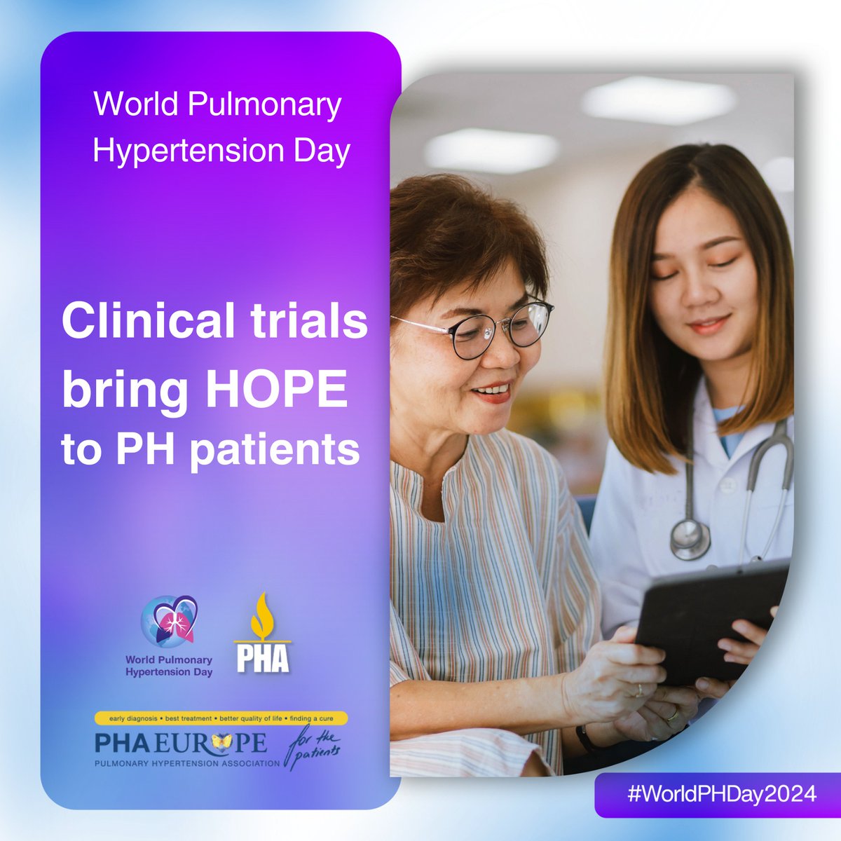 💡🔬Clinical trials test new treatments for pulmonary hypertension (PH) patients. These trials offer hope but lack diversity. Only 15% of enrollees in major trials are Black, and 30% are minorities. Asian countries also face limited access. #pulmonaryhypertension #WPHD⤵️