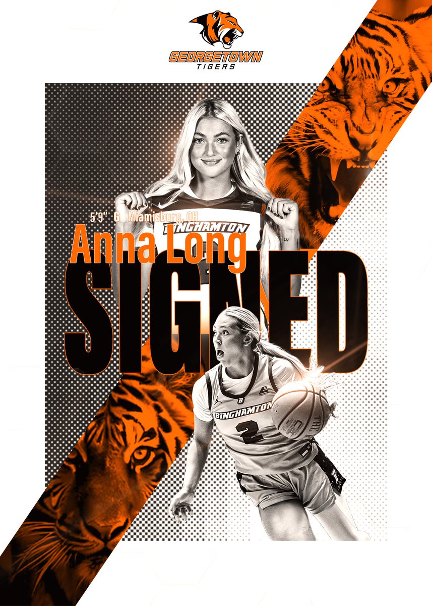 Another one!! Anna Long will be joining us! We are excited to have you as a Tiger! 
🐅🧡🏀