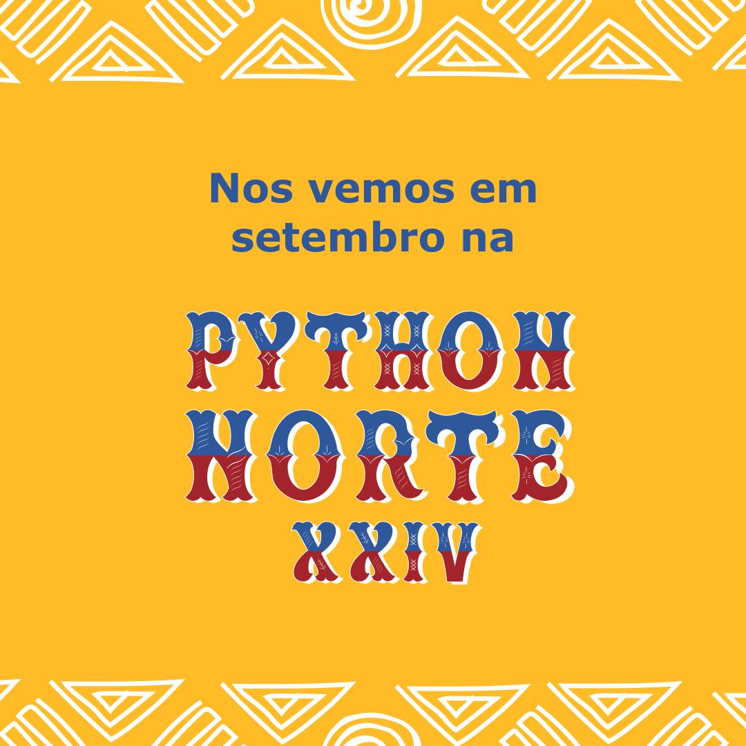 pynorte's tweet image. Esperamos poder contar com a sua participação nos dias 27 e 28 de setembro! 💚
#PythonNorte #Python #ComunidadePython #Tecnologia #Programação #Aprendizado #EventosTech #eventotech #PythonBrasil #Negocios #Patrocinio #Empressas #EmpressasTech #Itacoatiara