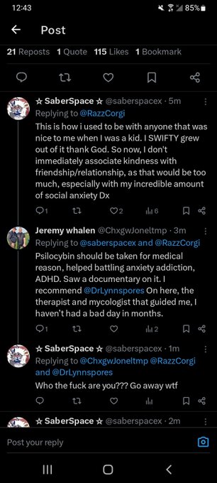 Don't post about anx1ety or d3pr3ssion or you get these weirdos commenting to tell you to take x medicine<a href="/tag/art"class="tags"><span>#art</span></a><a href="/tag/furryart"class="tags"><span>#furryart</span></a><a href="/tag/furryartist"class="tags"><span>#furryartist</span></a><a href="/tag/artfight"class="tags"><span>#artfight</span></a>