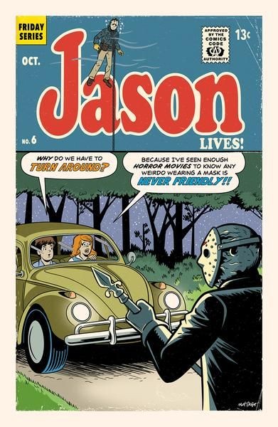 Friday the 13th Part VI: Jason Lives (1986) Art by 🎨 Matt Talbot