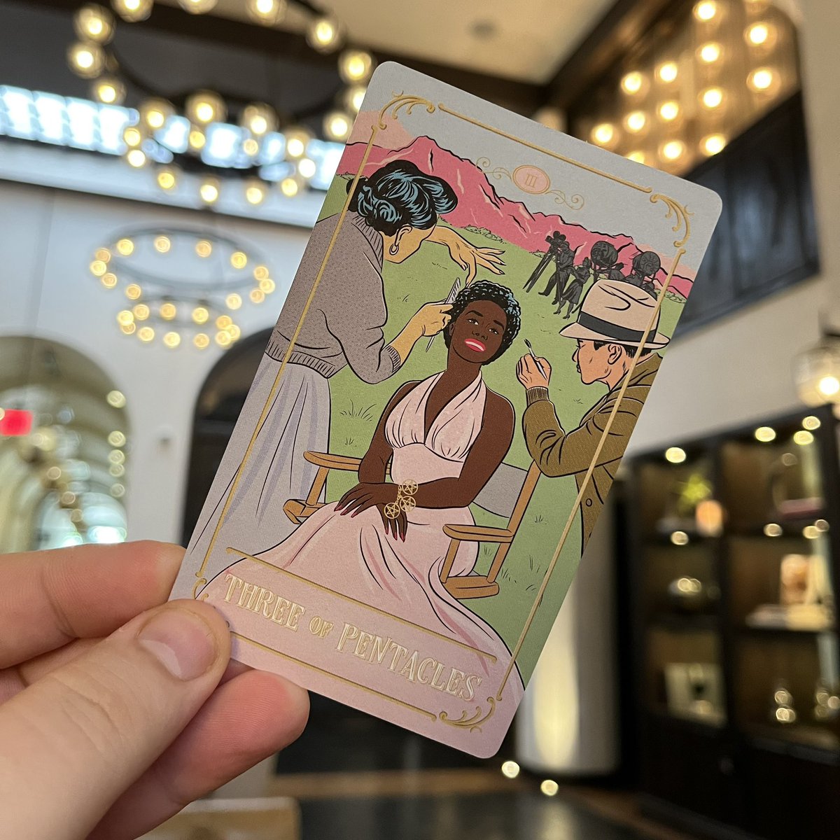 FatGayTarot's tweet photo. Our last #COTD for my LA trip is the #ThreeOfPentacles.
The Three of Pents is a card primarily about teamwork and about being respected for what you can do. So where can you add value today? And where do you need help?
🧵 https://t.co/wV3NCDTEYO